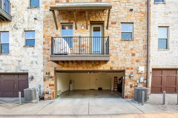 a front view of a building with entryway