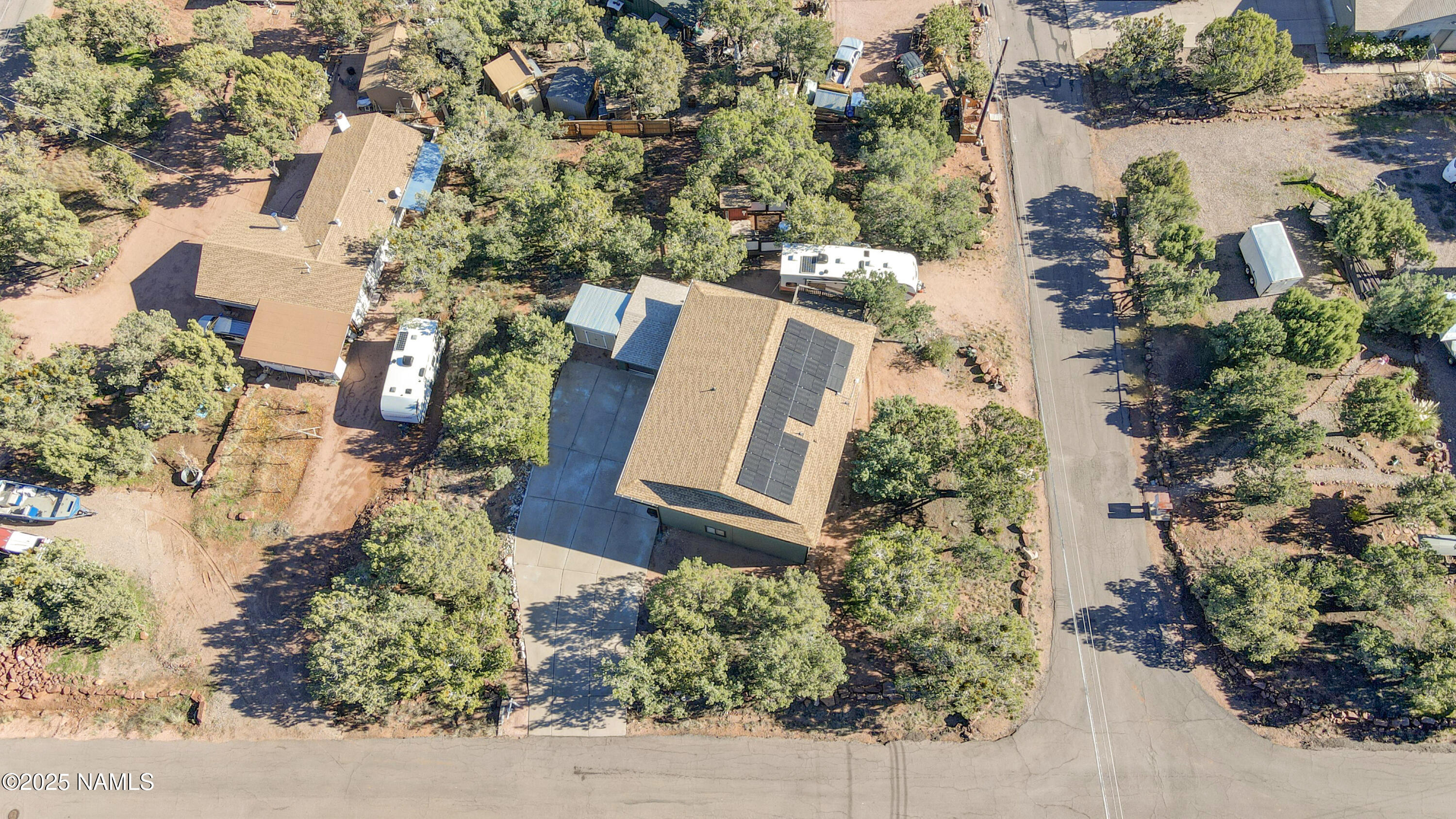 801 North Madison Drive Payson, AZ 85541 - Photo 3 of 50 an aerial view of a house with outdoor space