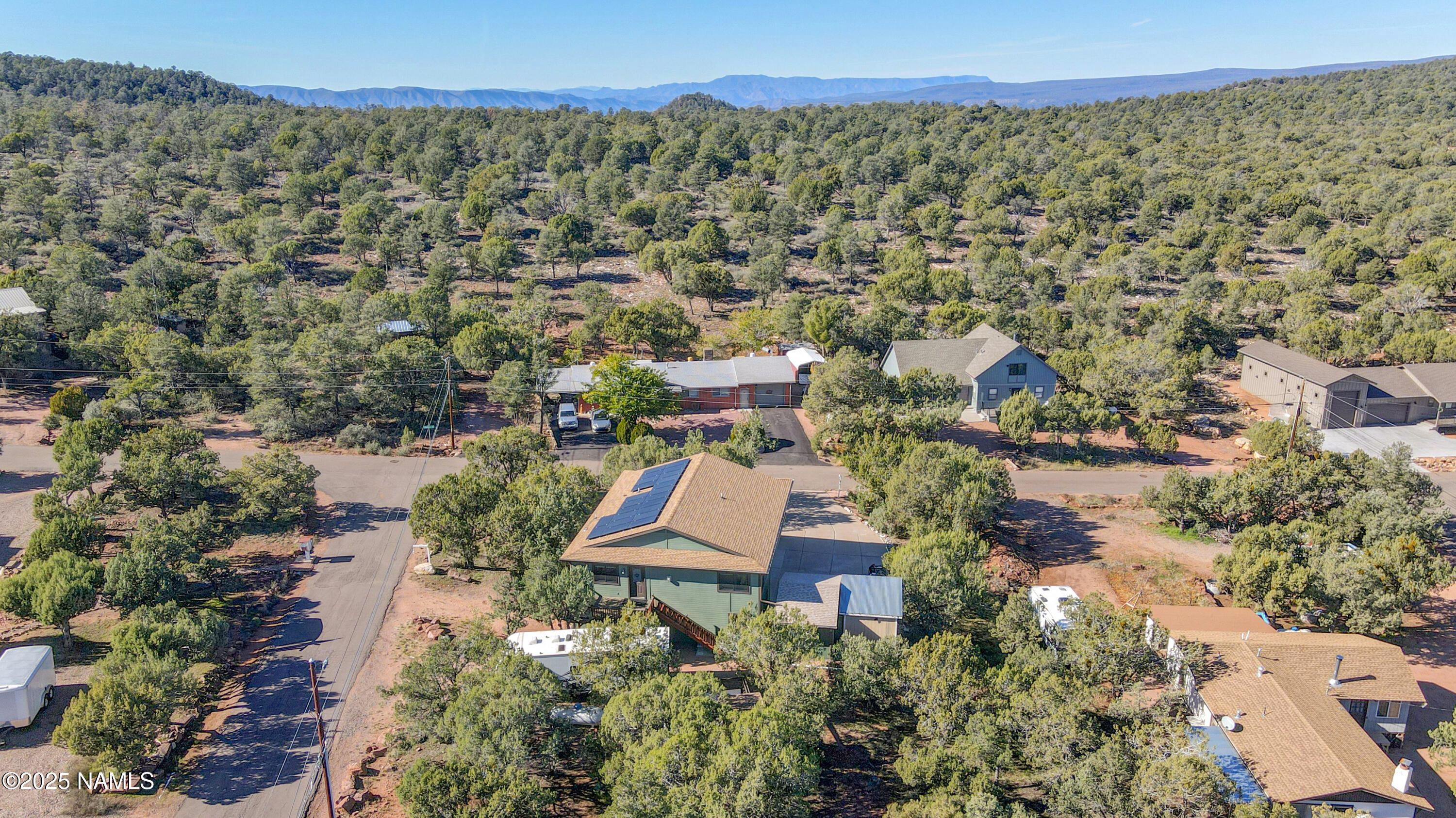 801 North Madison Drive Payson, AZ 85541 - Photo 45 of 50 an aerial view of a house with a yard