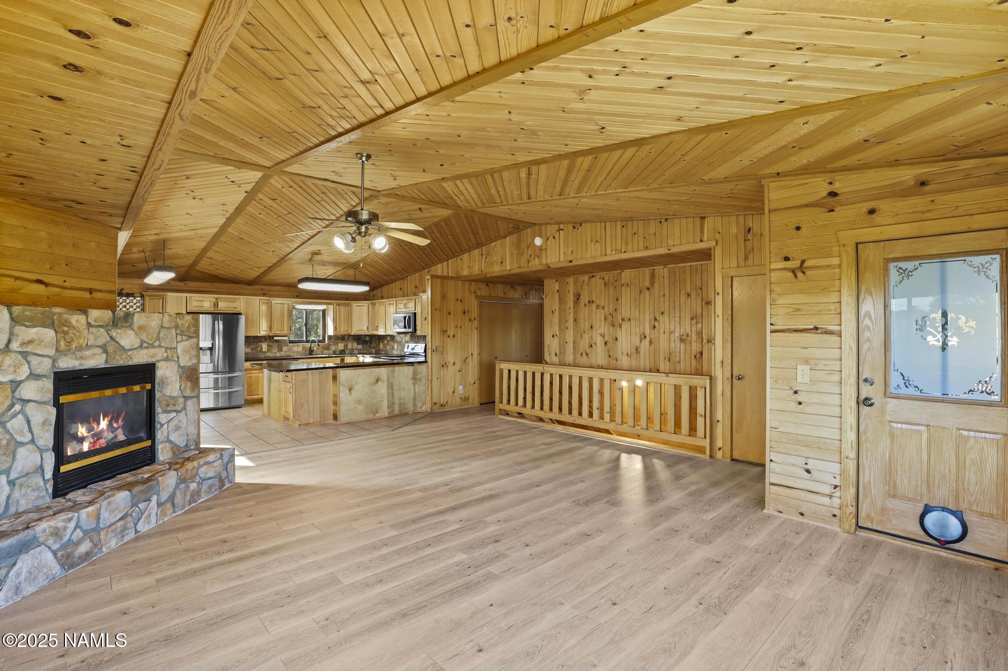 801 North Madison Drive Payson, AZ 85541 - Photo 5 of 50 a view of a livingroom with furniture and a fireplace
