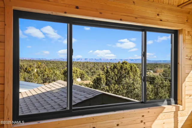 a view of a house with a balcony