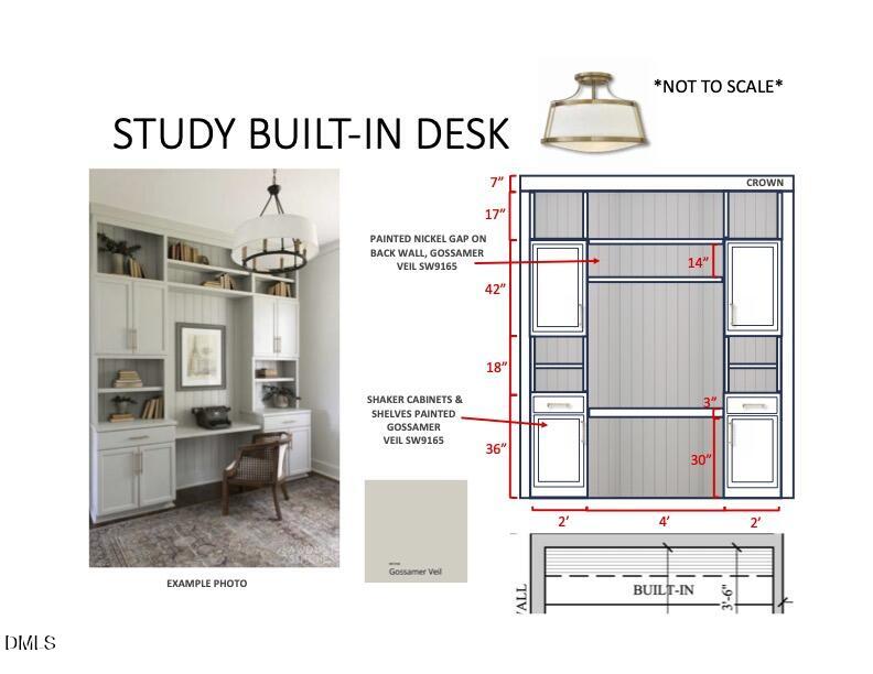 1620 Bickett Boulevard Raleigh, NC 27608 - Photo 10 of 17 Study Built in Desk