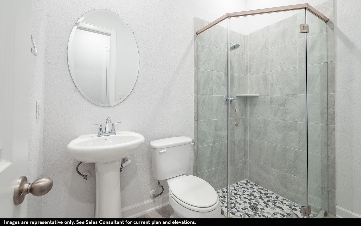 602 Johnston Drive Rosharon, TX 77583 - Photo 15 of 21 a bathroom with a sink toilet and a mirror