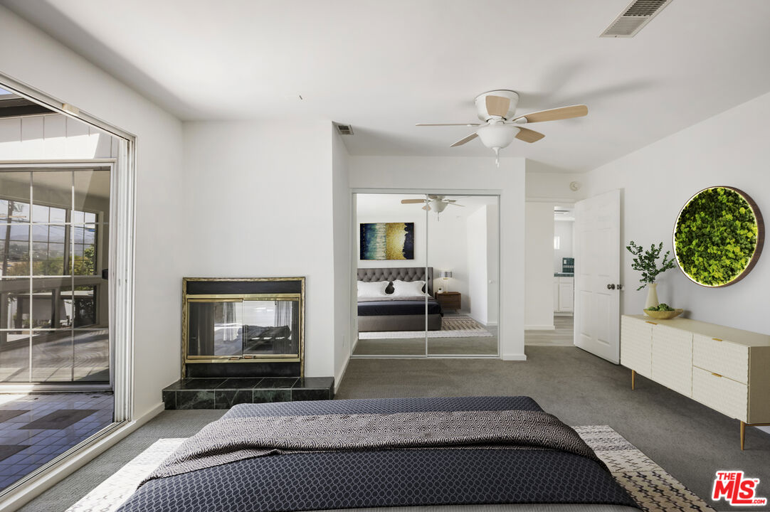 4013 Division Street Los Angeles, CA 90065 - Photo 24 of 66 a living room with furniture and a fireplace