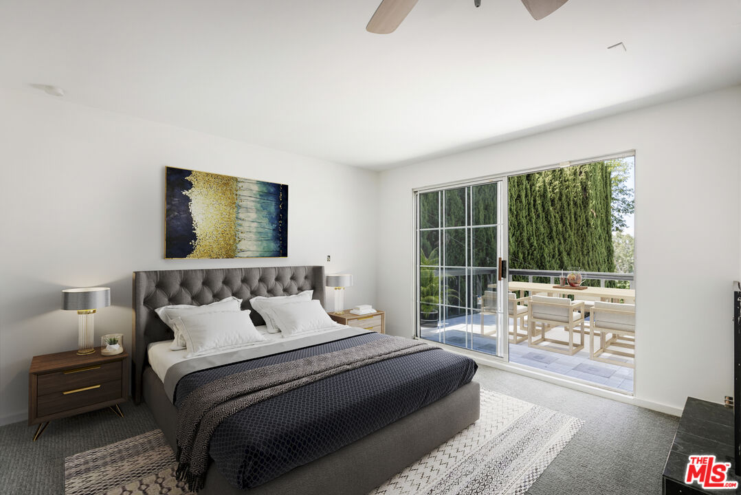 4013 Division Street Los Angeles, CA 90065 - Photo 26 of 66 a bedroom with a bed and a large window