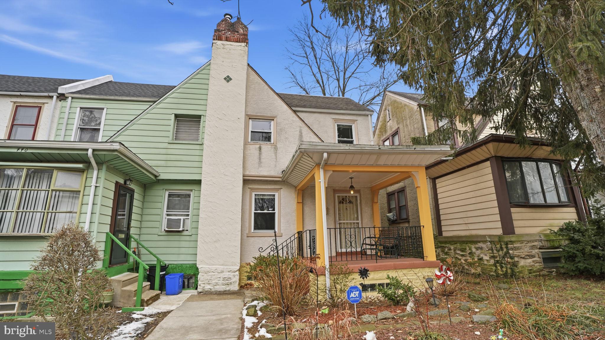 442 Wellesley Road Philadelphia, PA 19119 - Photo 3 of 36 a front view of a house with garden