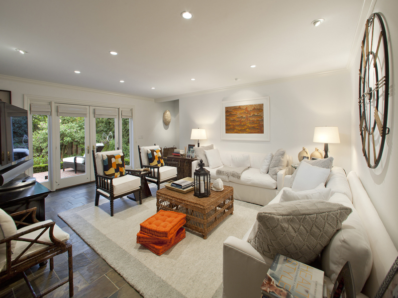 210 Hot Springs Road Montecito, CA 93108 - Photo 4 of 11 a living room with furniture and a flat screen tv