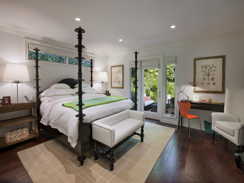 210 Hot Springs Road Montecito, CA 93108 - Photo 5 of 11 a bedroom with a bed window and couch