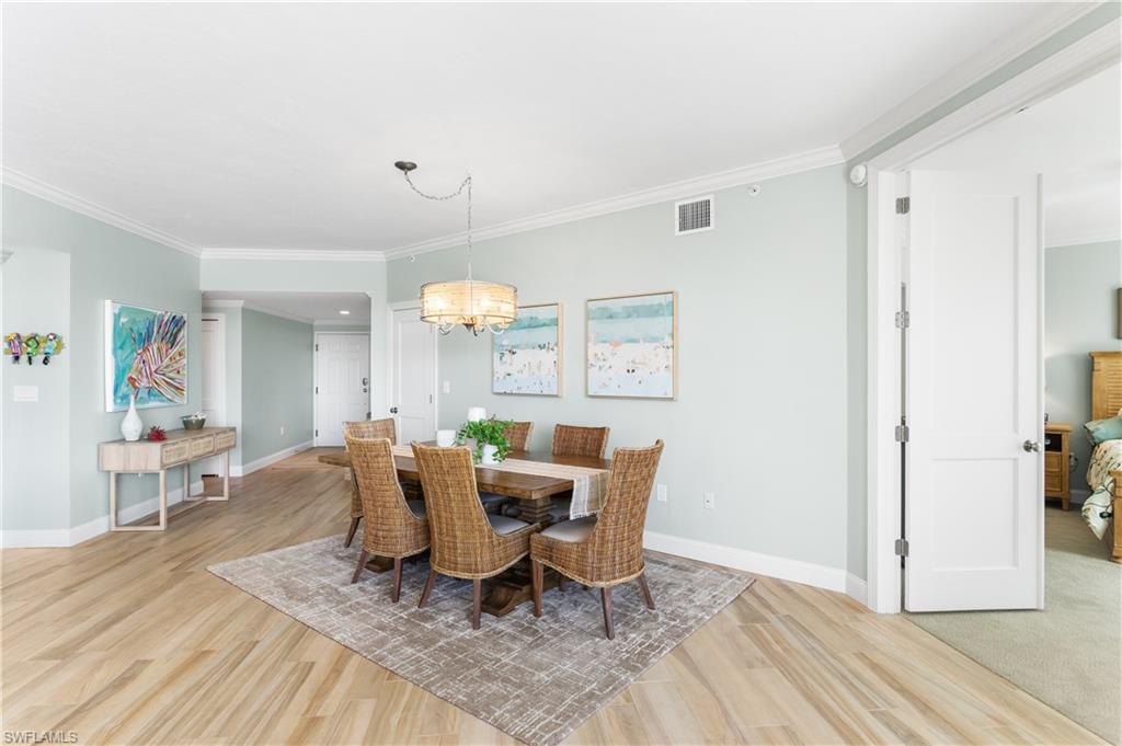 4975 Bonita Beach Road Southwest Bonita Springs, FL 34134 - Photo 13 of 49 Spacious dining room can fit a much larger table, if needed!
