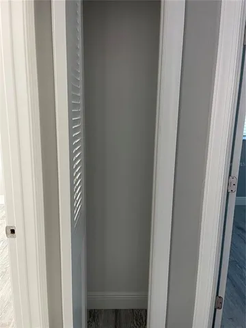 a close up view of a wooden door