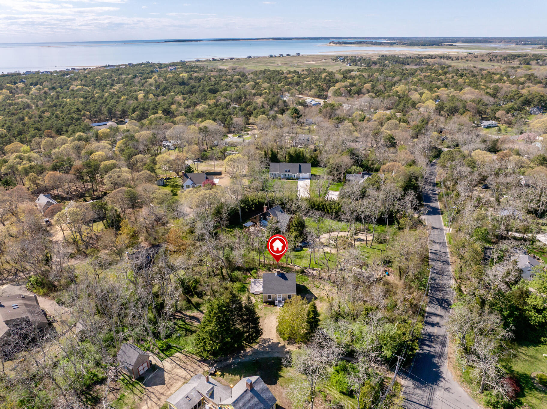 1295 Massasoit Road Eastham, MA 02642 - Photo 2 of 32 view of city and mountain