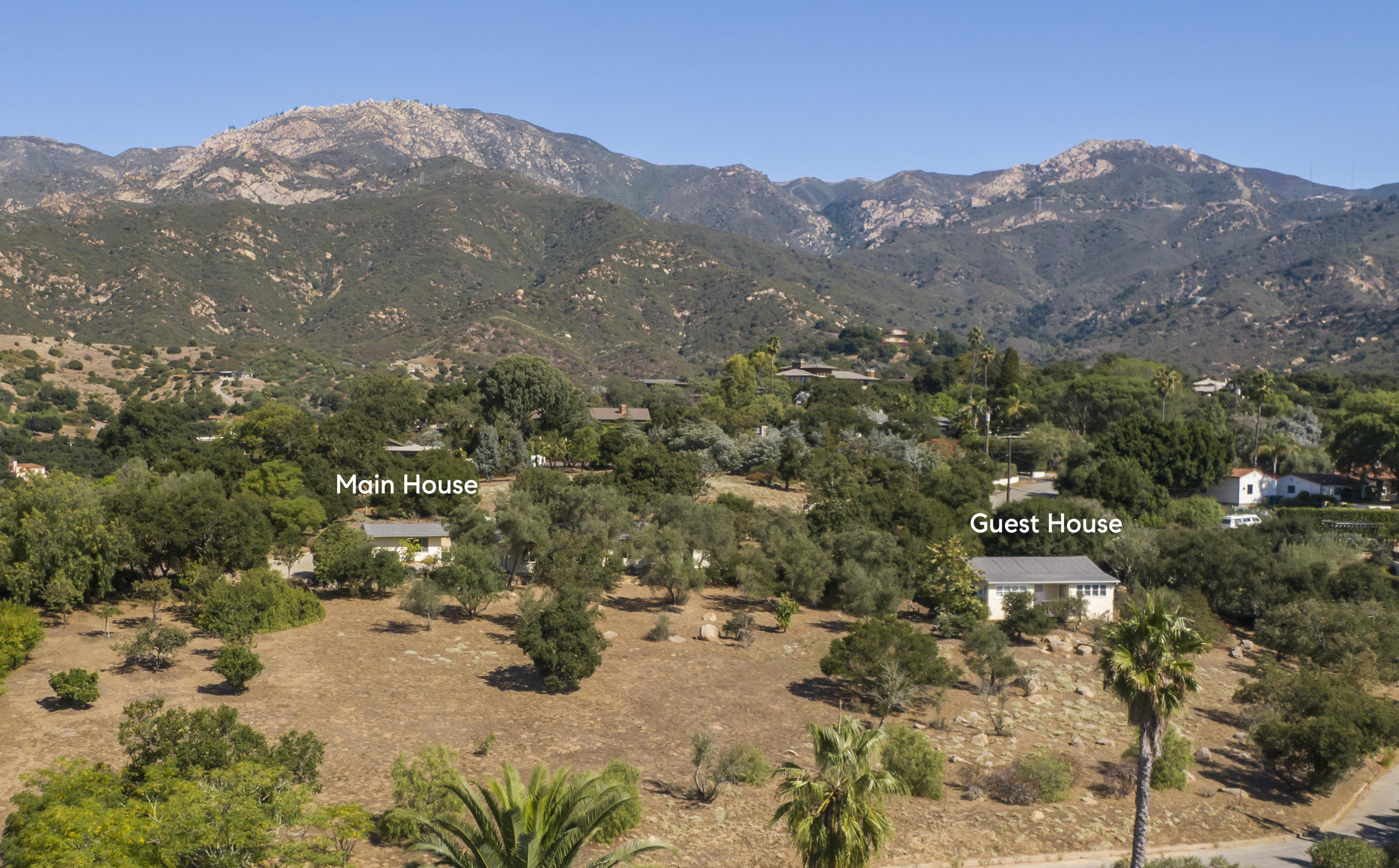 1645 Las Canoas Road Santa Barbara, CA 93105 - Photo 1 of 30 a view of mountains in the middle of a road