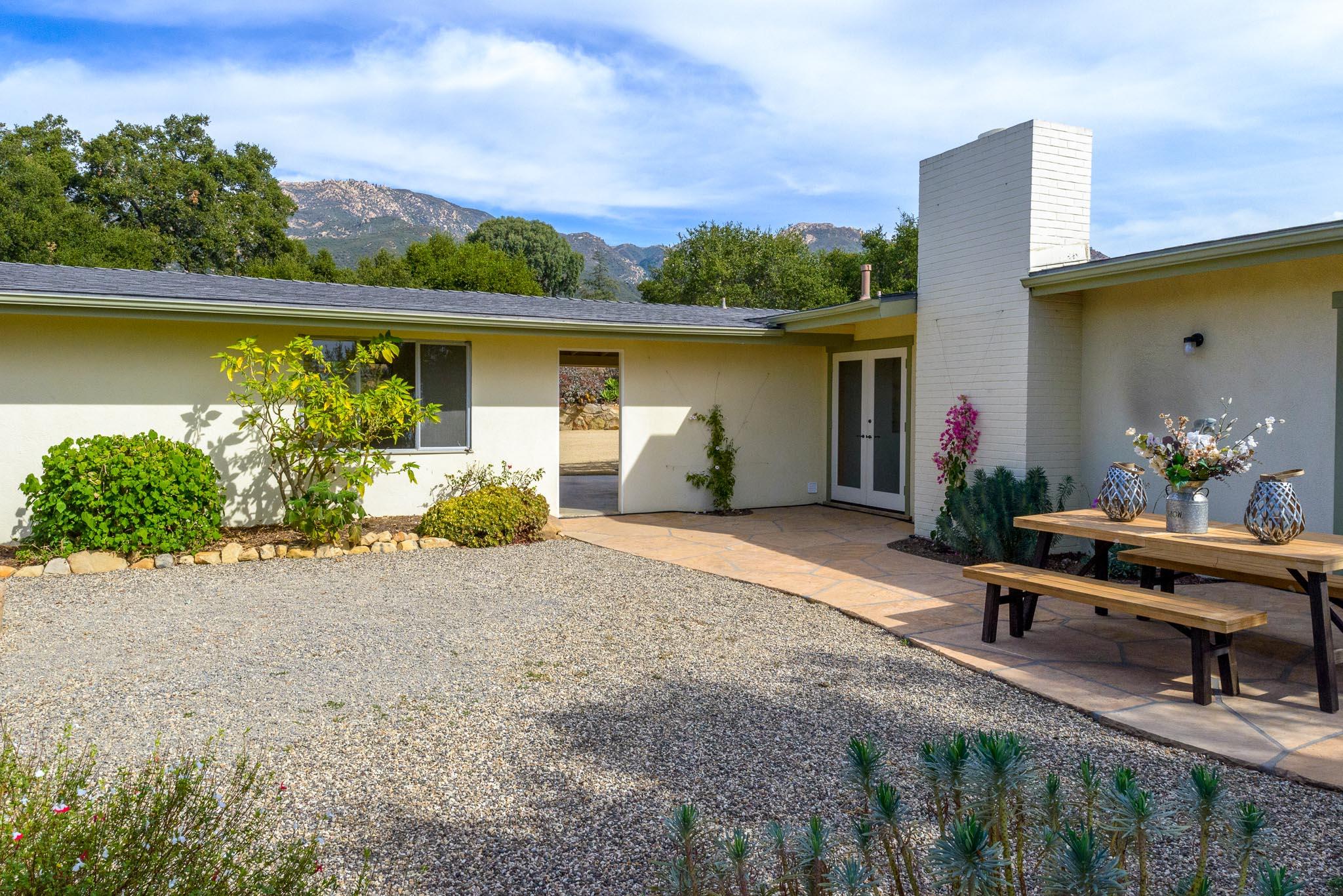 1645 Las Canoas Road Santa Barbara, CA 93105 - Photo 12 of 30 a house view with a garden space