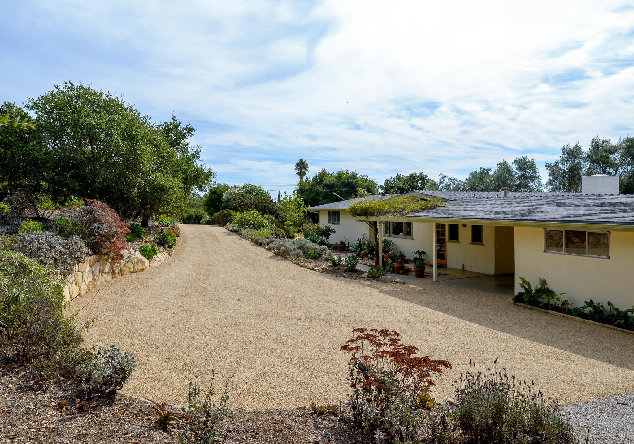 1645 Las Canoas Road Santa Barbara, CA 93105 - Photo 29 of 30 an outdoor view of a house having yard