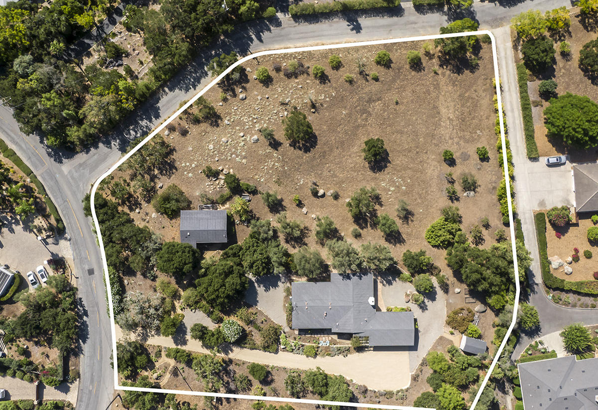1645 Las Canoas Road Santa Barbara, CA 93105 - Photo 3 of 30 an aerial view of beach and swimming pool