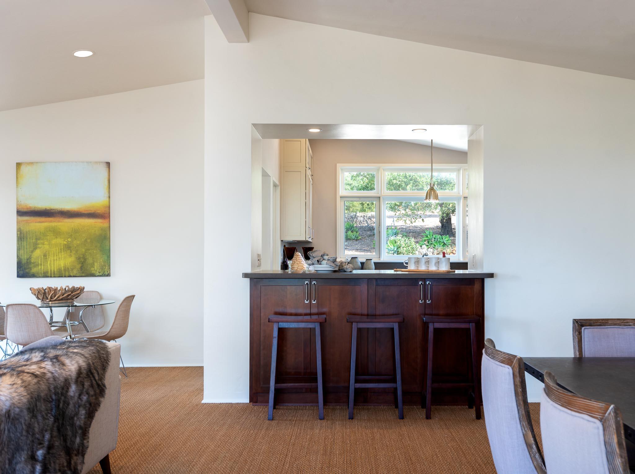 1645 Las Canoas Road Santa Barbara, CA 93105 - Photo 8 of 30 a view of a workspace with furniture and window