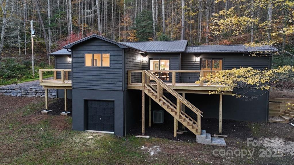 a front view of a house with a porch
