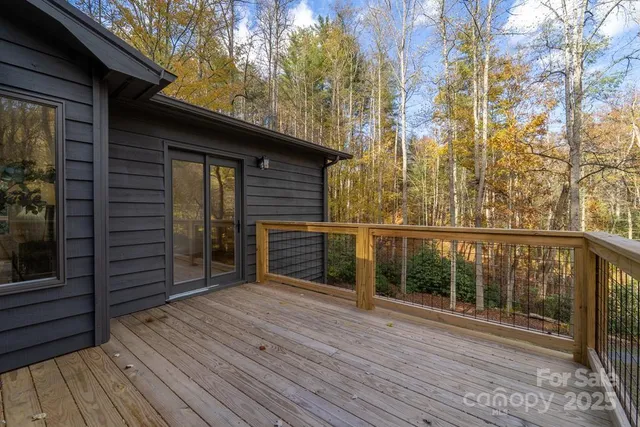 a view of a house with a roof deck