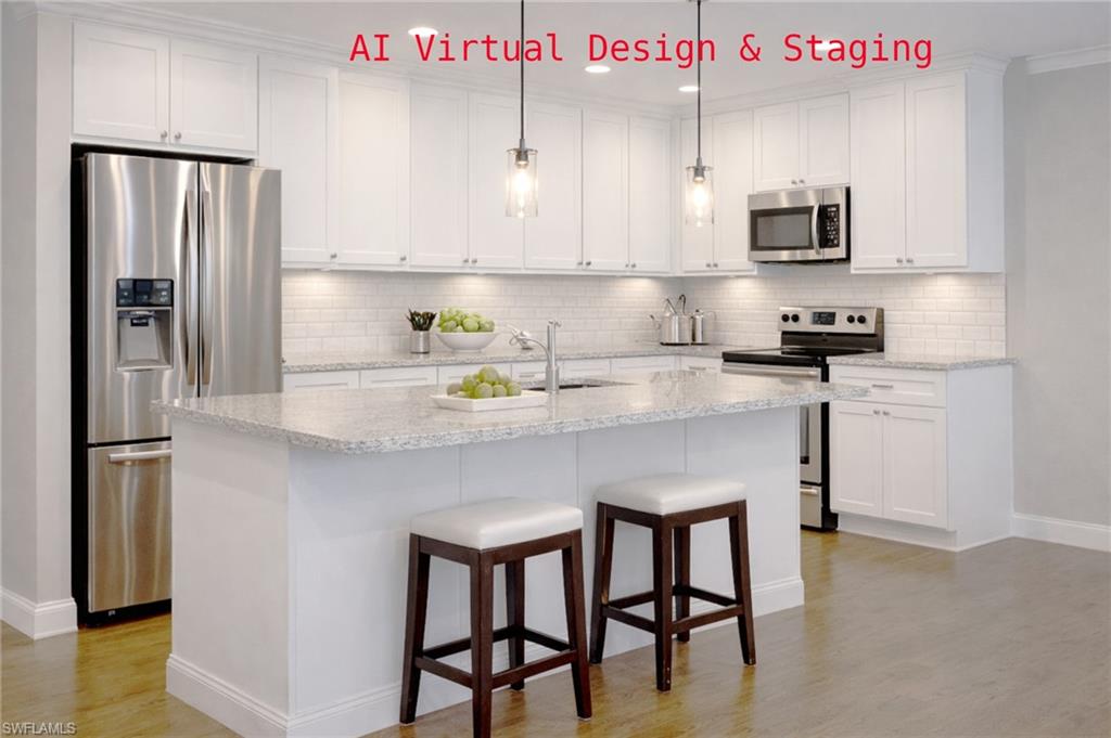 102 Siena Way, Unit 1304 Naples, FL 34119 - Photo 8 of 20 Kitchen using AI Virtual Design & Staging