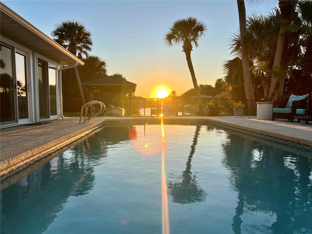 323 North 10th Street Flagler Beach, FL 32136 - Photo 2 of 45 a view of swimming pool with a lake view