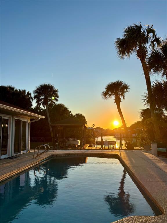 323 North 10th Street Flagler Beach, FL 32136 - Photo 44 of 45 a view of swimming pool with a lake view