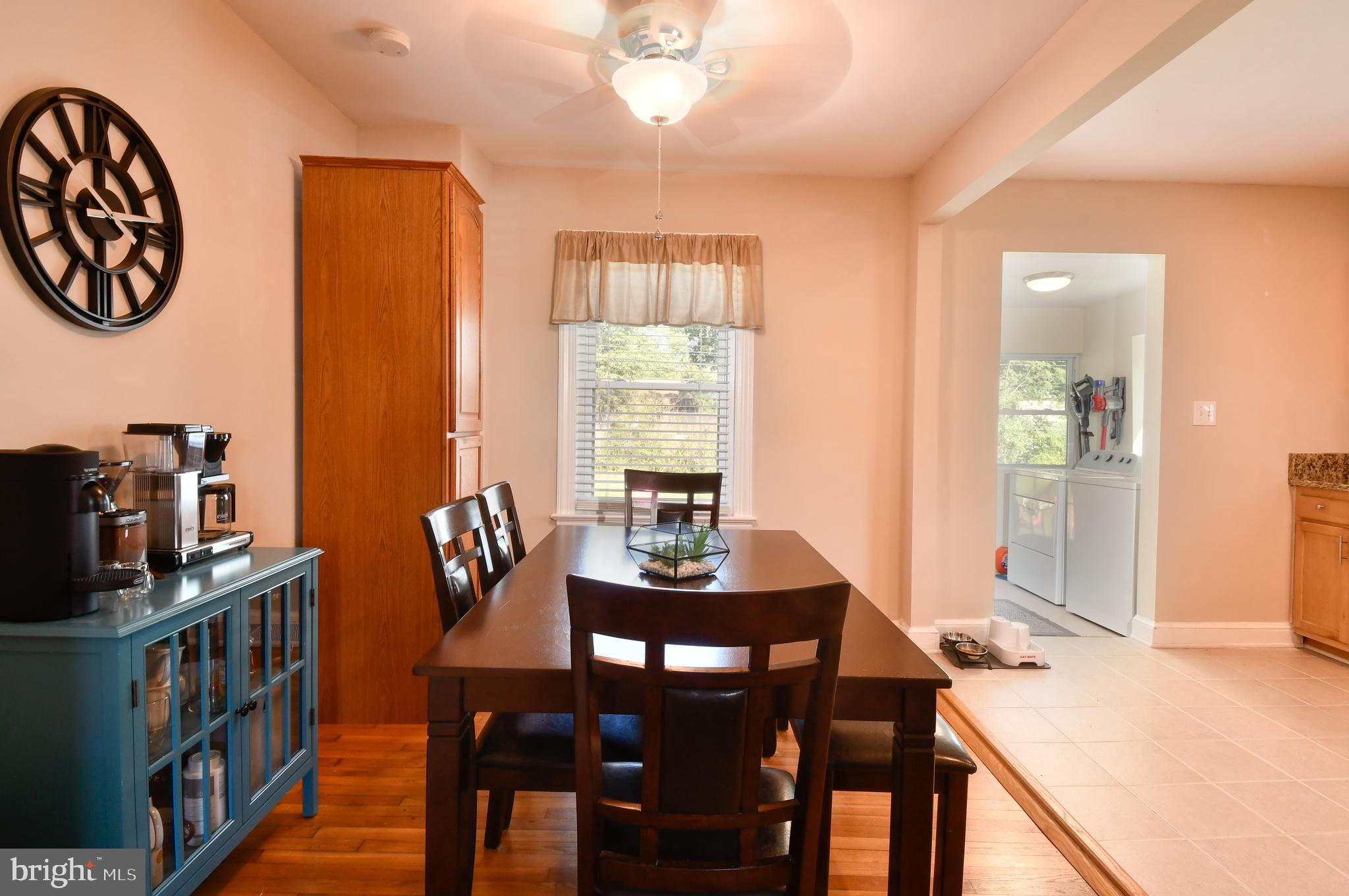 20 Randolph Road Fredericksburg, VA 22405 - Photo 16 of 36 Dining with ceiling fan & hardwood floor