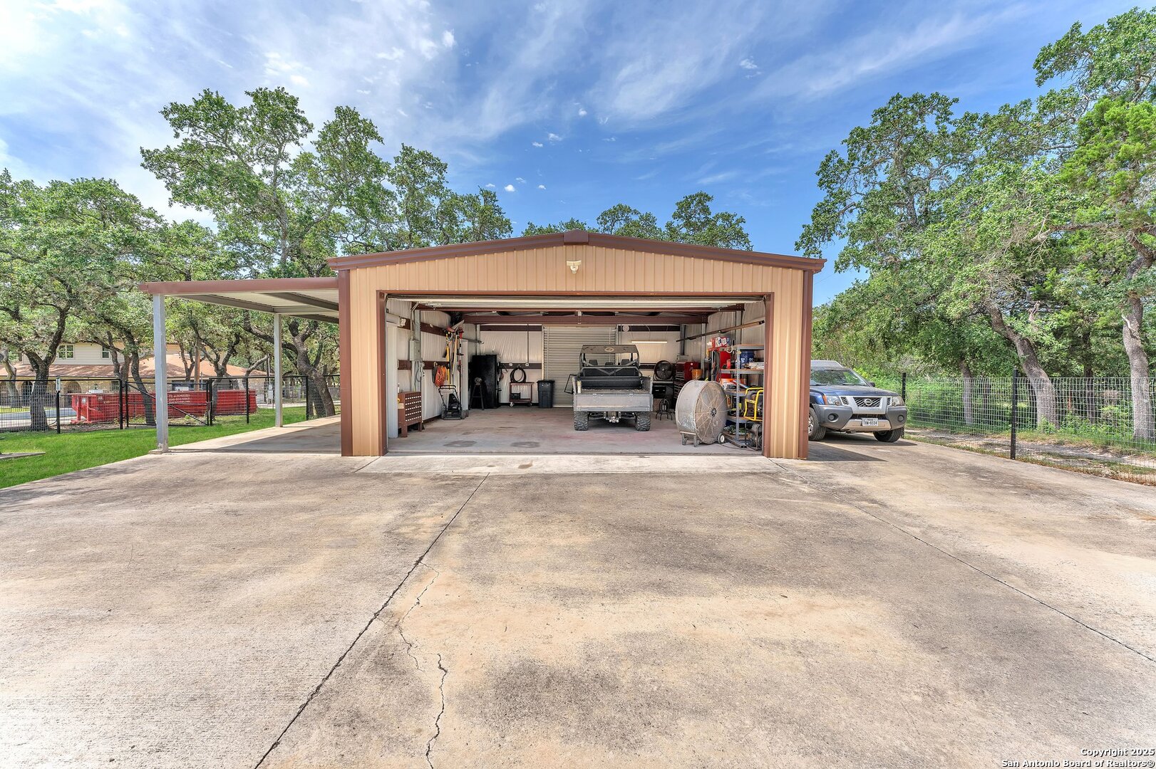 11650 Sunset Ranch Helotes, TX 78023 - Photo 123 of 141 a view of a car park in front of a house