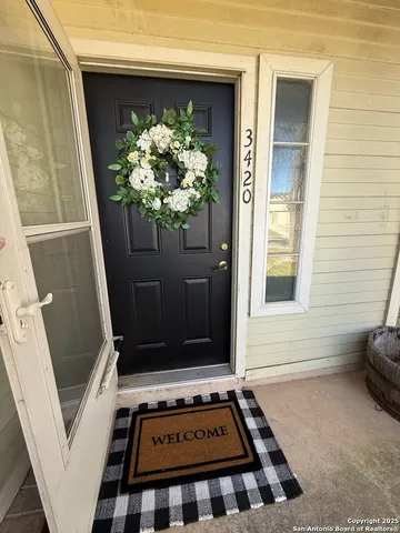 a picture of a door of a house