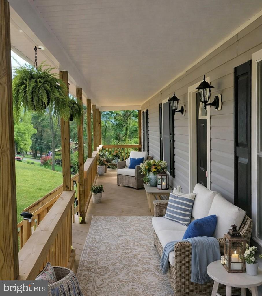 120 Ridge Top Lane Linden, VA 22642 - Photo 3 of 41 Welcoming large front porch