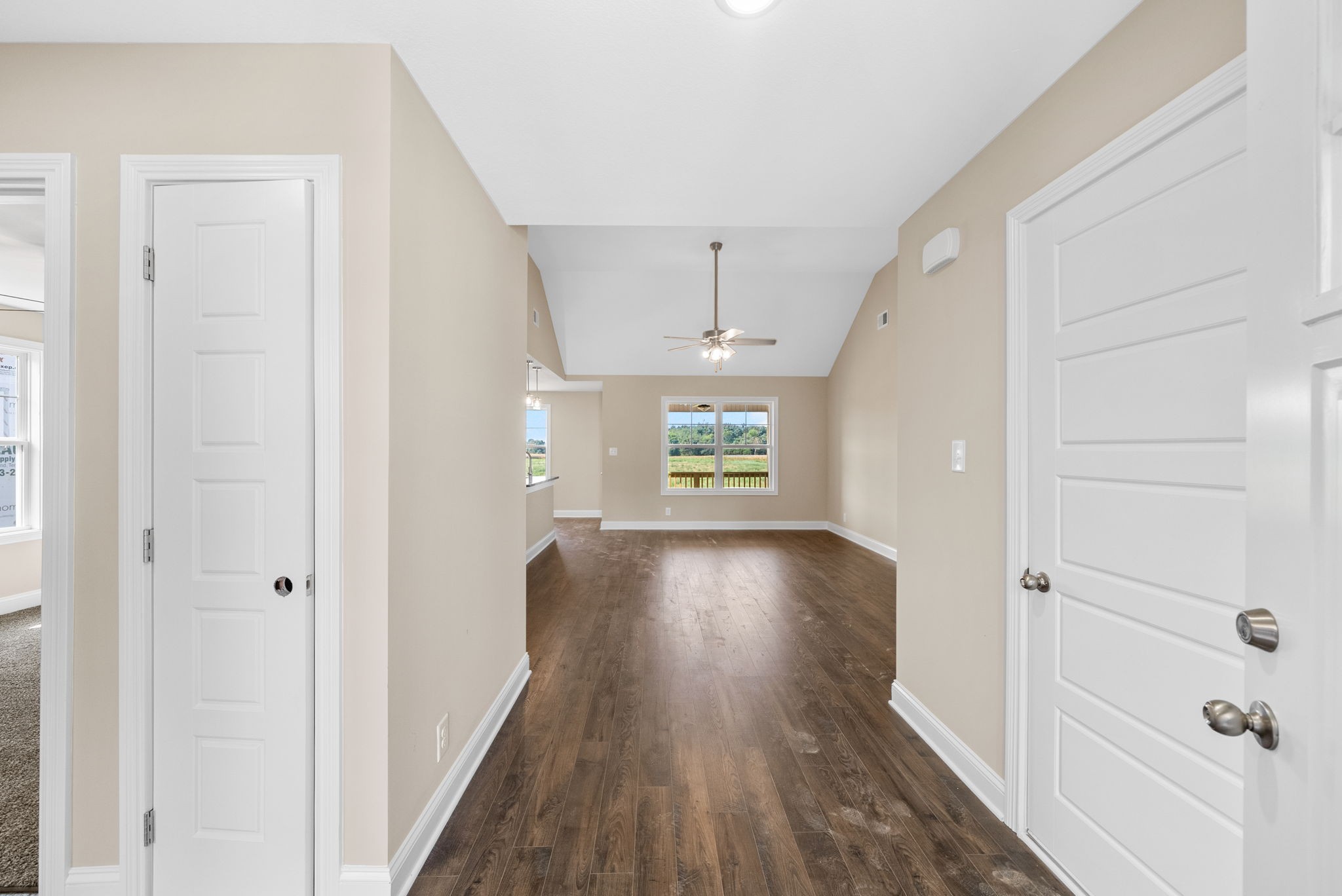 34 Echo Ridge Oak Grove, KY 42262 - Photo 2 of 33 a view of a hallway with wooden floor and a living room