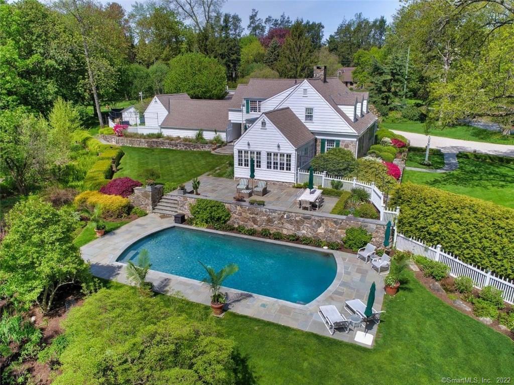 86 East Meadow Road Wilton, CT 06897 - Photo 1 of 1 The Chestnut Hill House, c 1938, welcomes you to this private estate in The Meadows neighborhood. Soothing salt water pool, exquisite gardens, stone walls and a two story Carriage House with full gym and additional 2 car parking garage are some of the property's fine features.