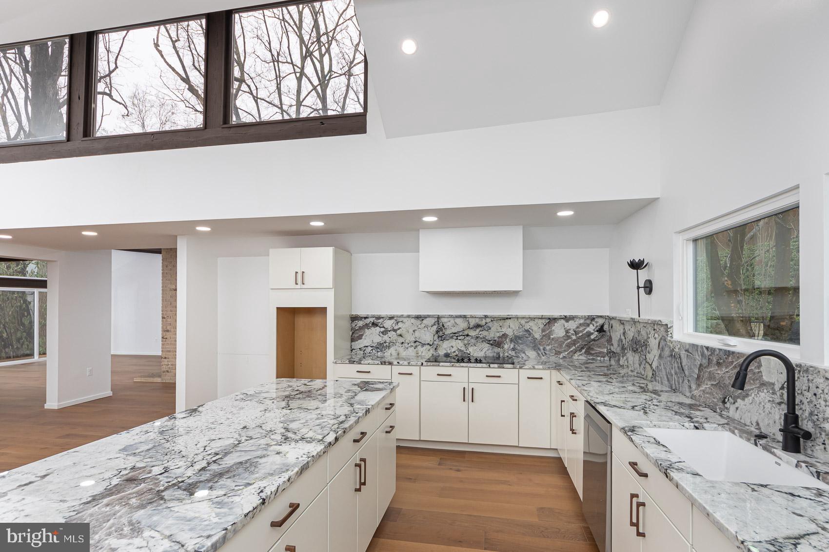 903 Ivy Hill Road Cockeysville, MD 21030 - Photo 19 of 100 Modern kitchen with elegant marble countertops.