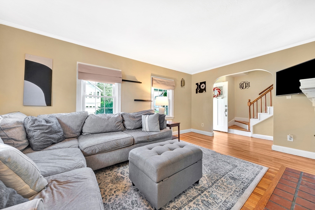 319 Appleton Street Arlington, MA 02476 - Photo 7 of 39 a living room with furniture and a rug
