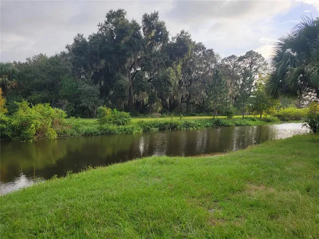 a view of an ocean with outdoor space