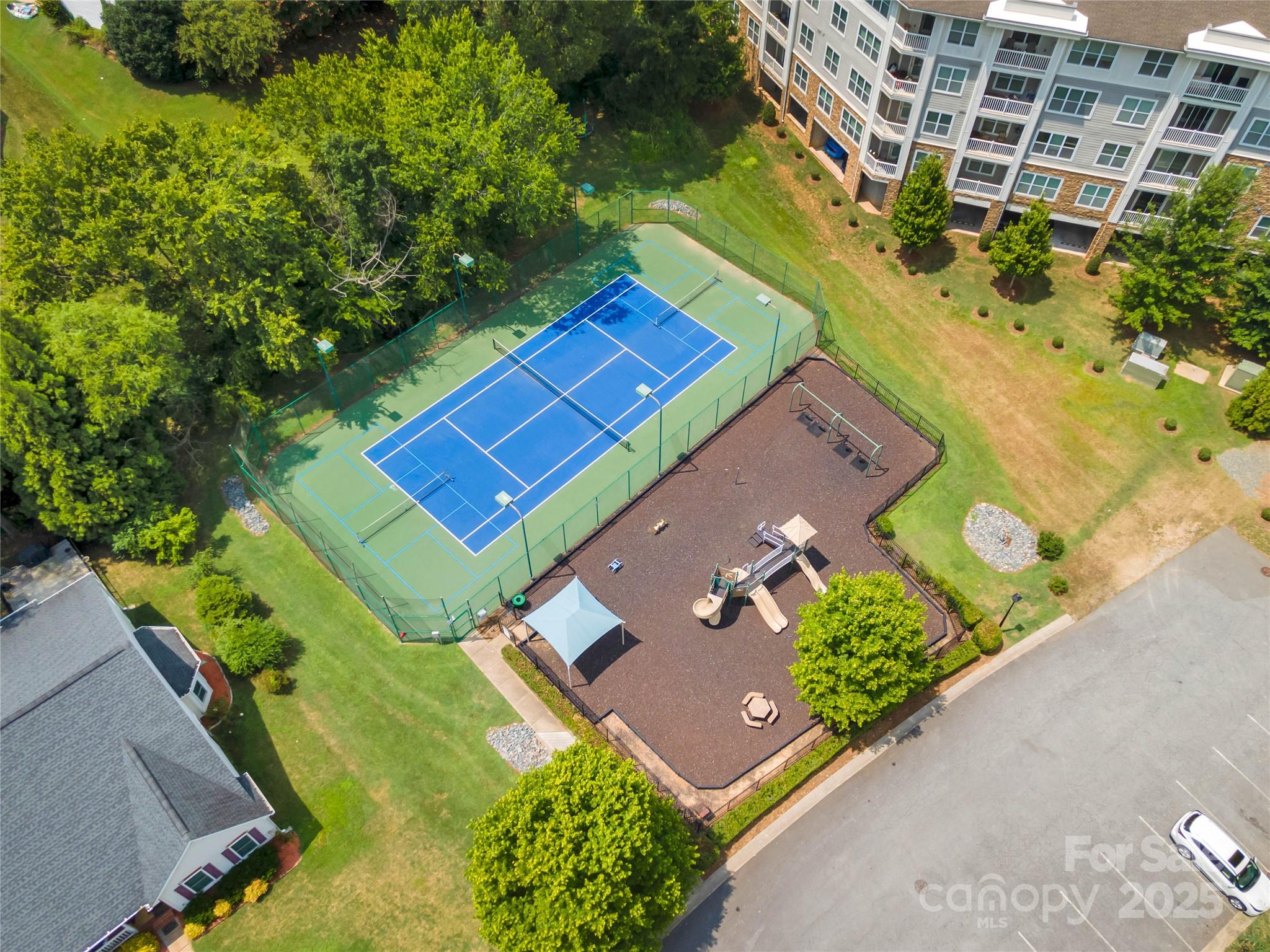 132 Lighthouse Road Mount Holly, NC 28120 - Photo 35 of 43 an aerial view of a pool