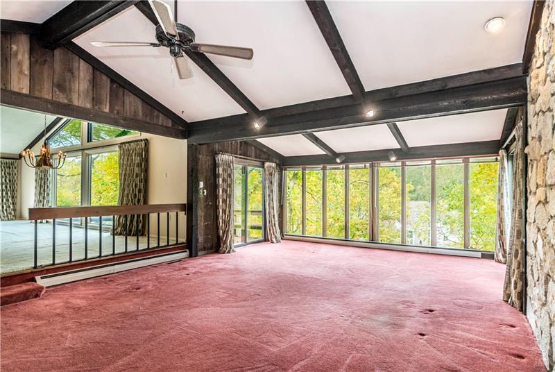842 Bebout Road Venetia, PA 15367 - Photo 7 of 25 Family Room with beautiful view-open to everything