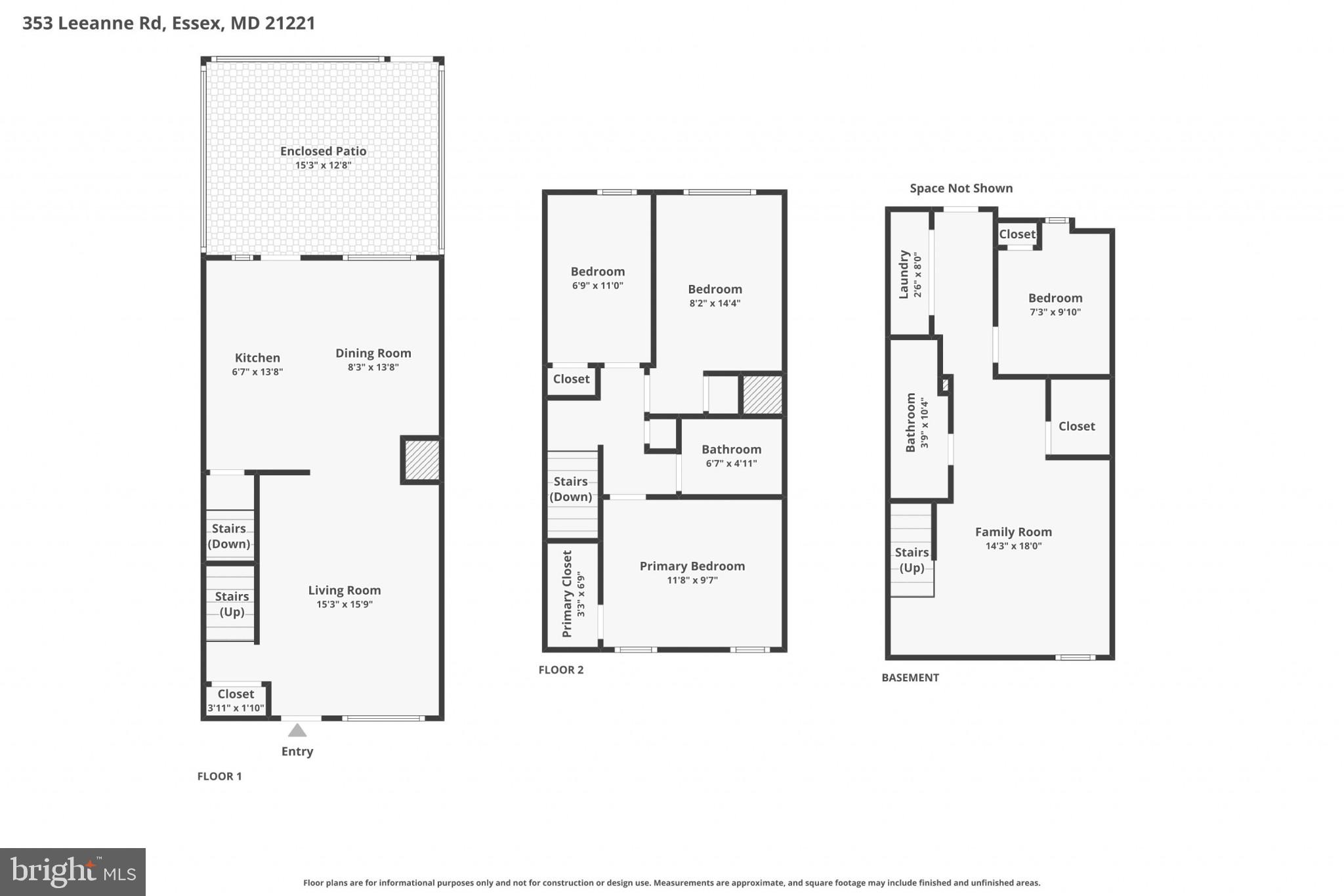 353 Leeanne Road Essex, MD 21221 - Photo 26 of 29 a picture of a floor plan