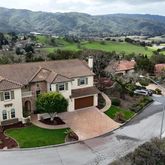 a view of a lake with a mountain in the background