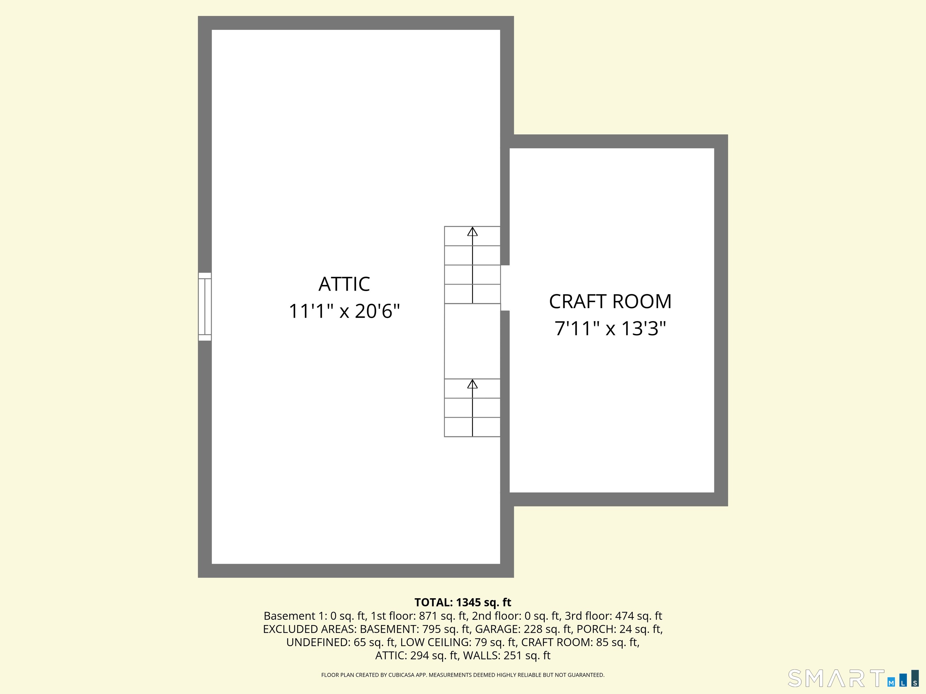 15 Townline Road Hamden, CT 06517 - Photo 33 of 38 Layout for the unfinished space over the garage