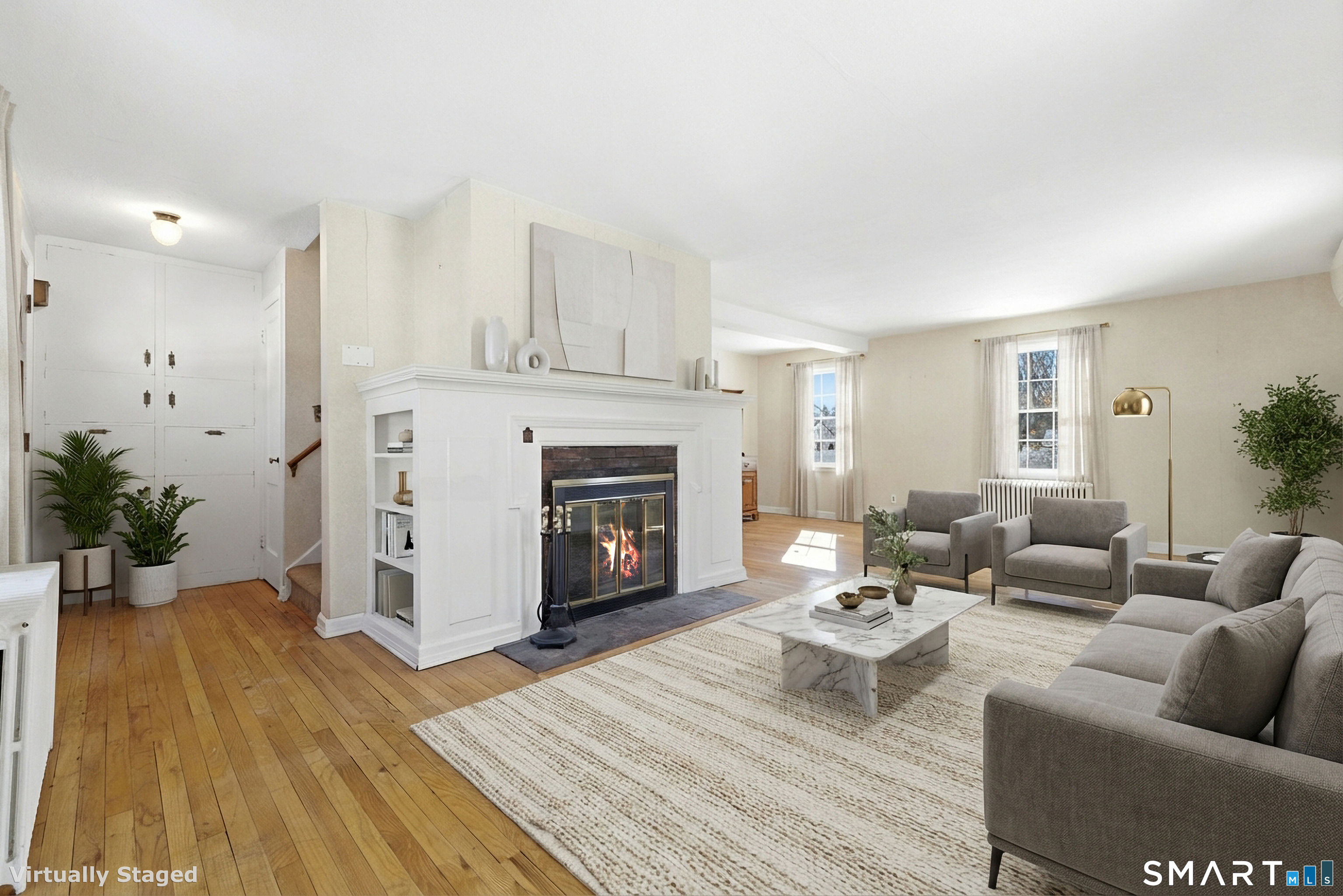 15 Townline Road Hamden, CT 06517 - Photo 5 of 38 Virtually staged living room into dining room