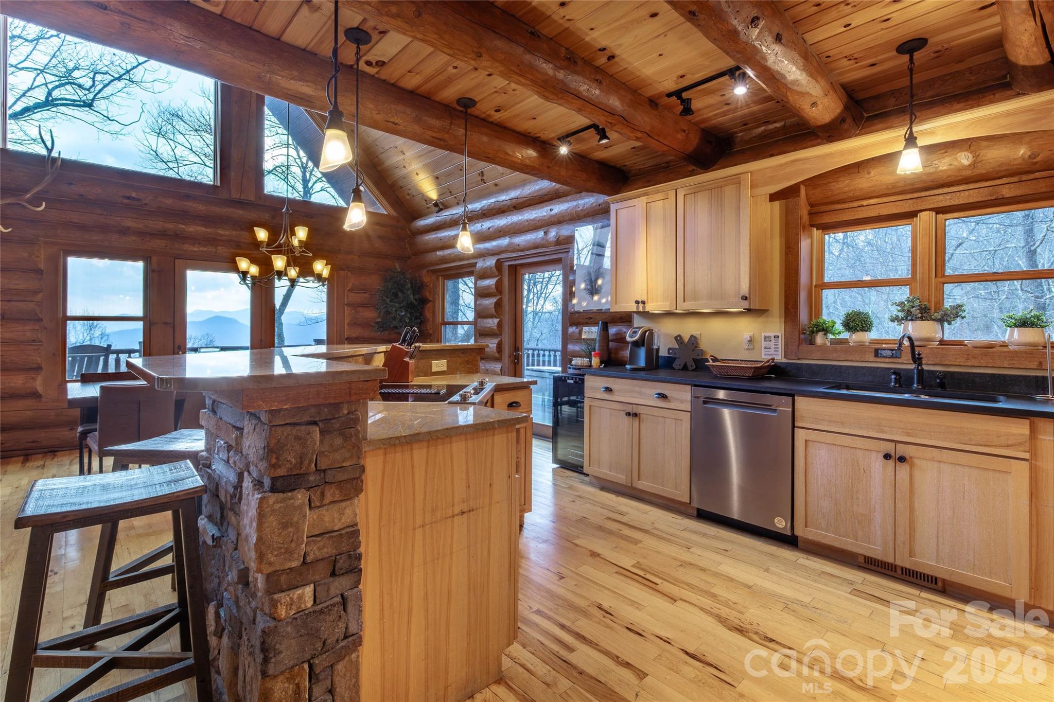 1391 Still Branch Road Sylva, NC 28779 - Photo 18 of 40 a kitchen with lots of counter top space