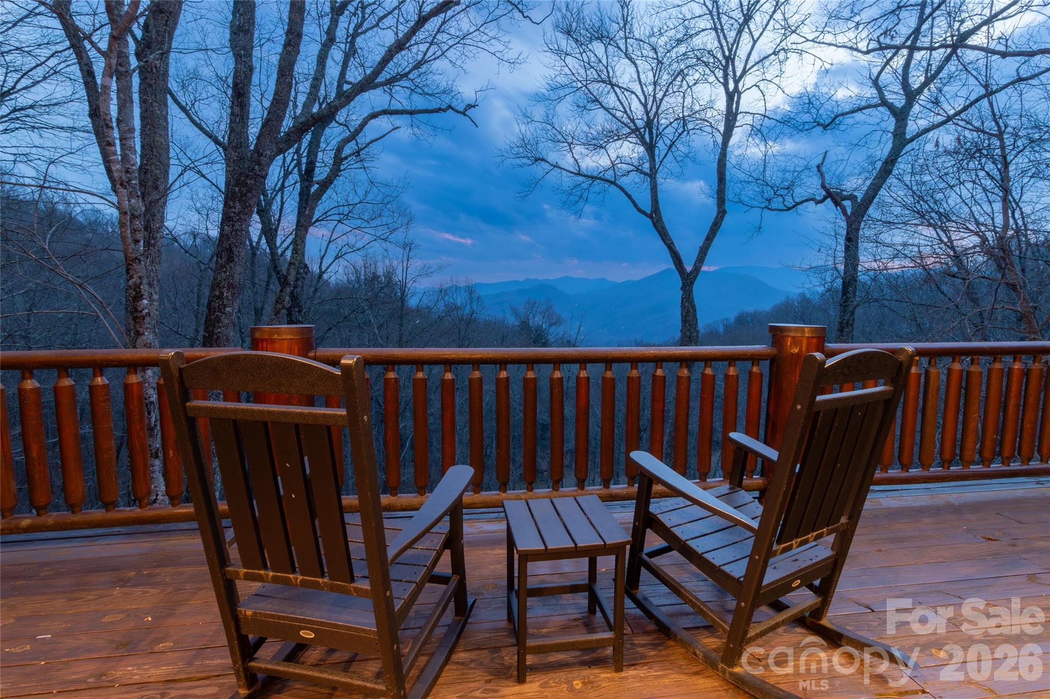 1391 Still Branch Road Sylva, NC 28779 - Photo 34 of 40 a view of a two chairs on the deck