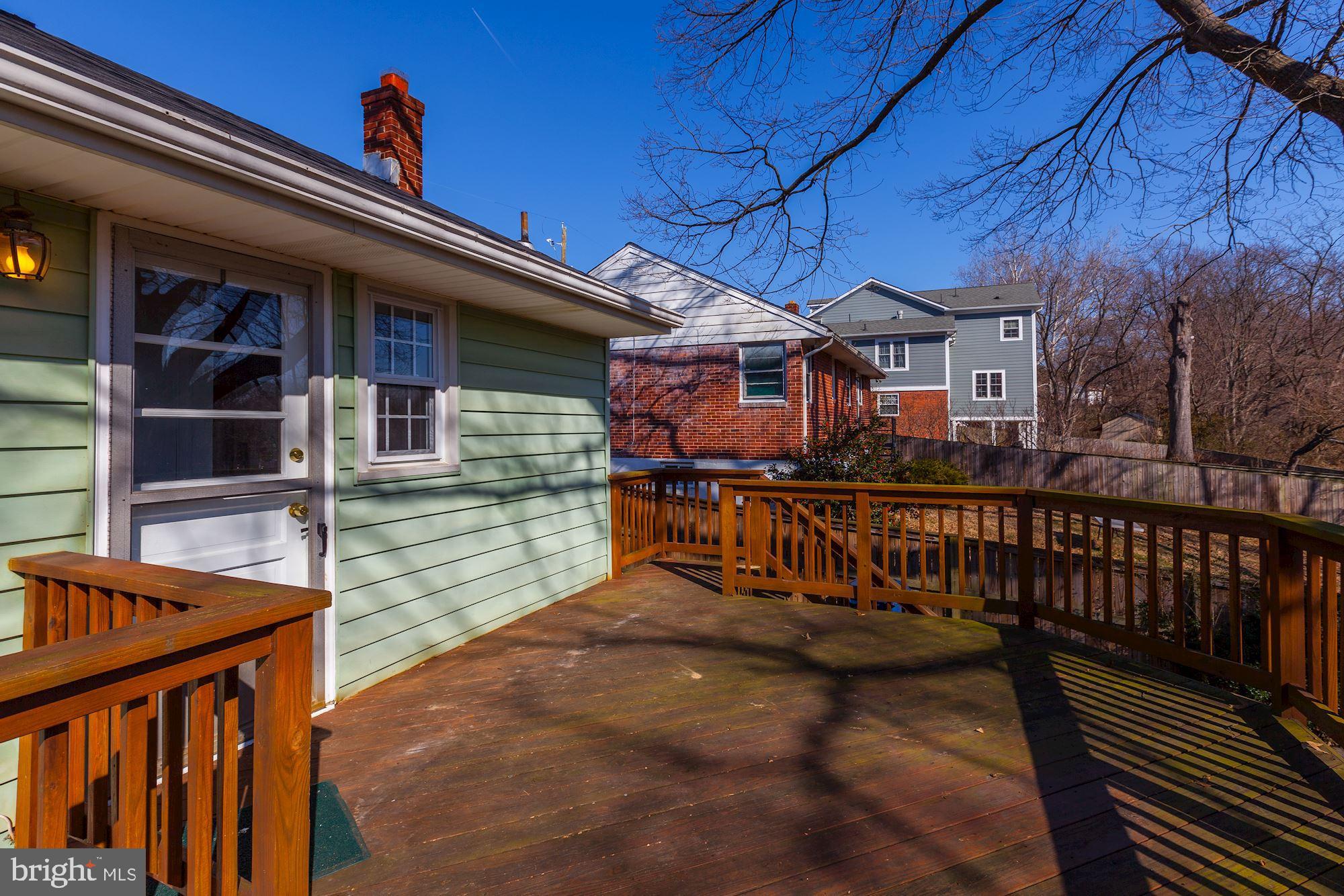 2605 Higbee Road Adelphi, MD 20783 - Photo 5 of 31 Rear Deck off Kitchen