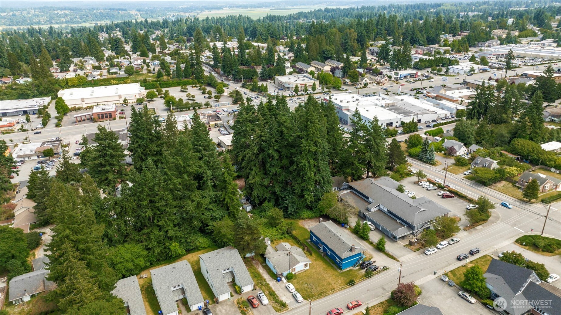 6705 Cady Road Everett, WA 98203 - Photo 15 of 16 an aerial view of residential house with outdoor space and river