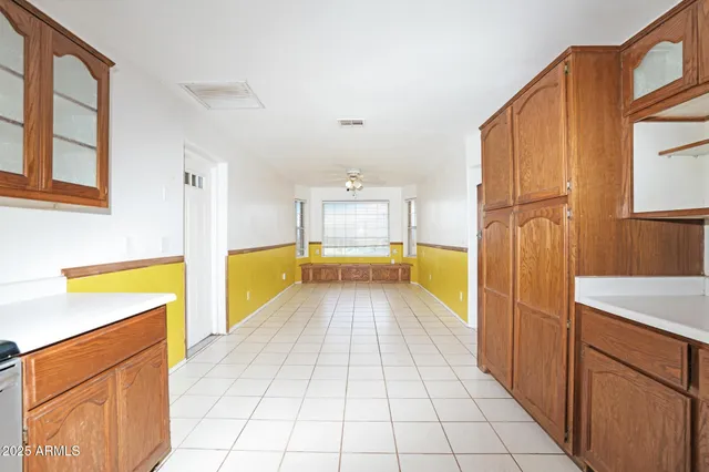 a view of city from a balcony