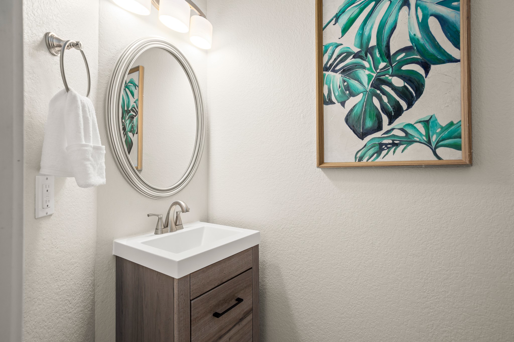 1302 Rambling Trail Cedar Park, TX 78613 - Photo 15 of 26 a bathroom with a sink and a mirror