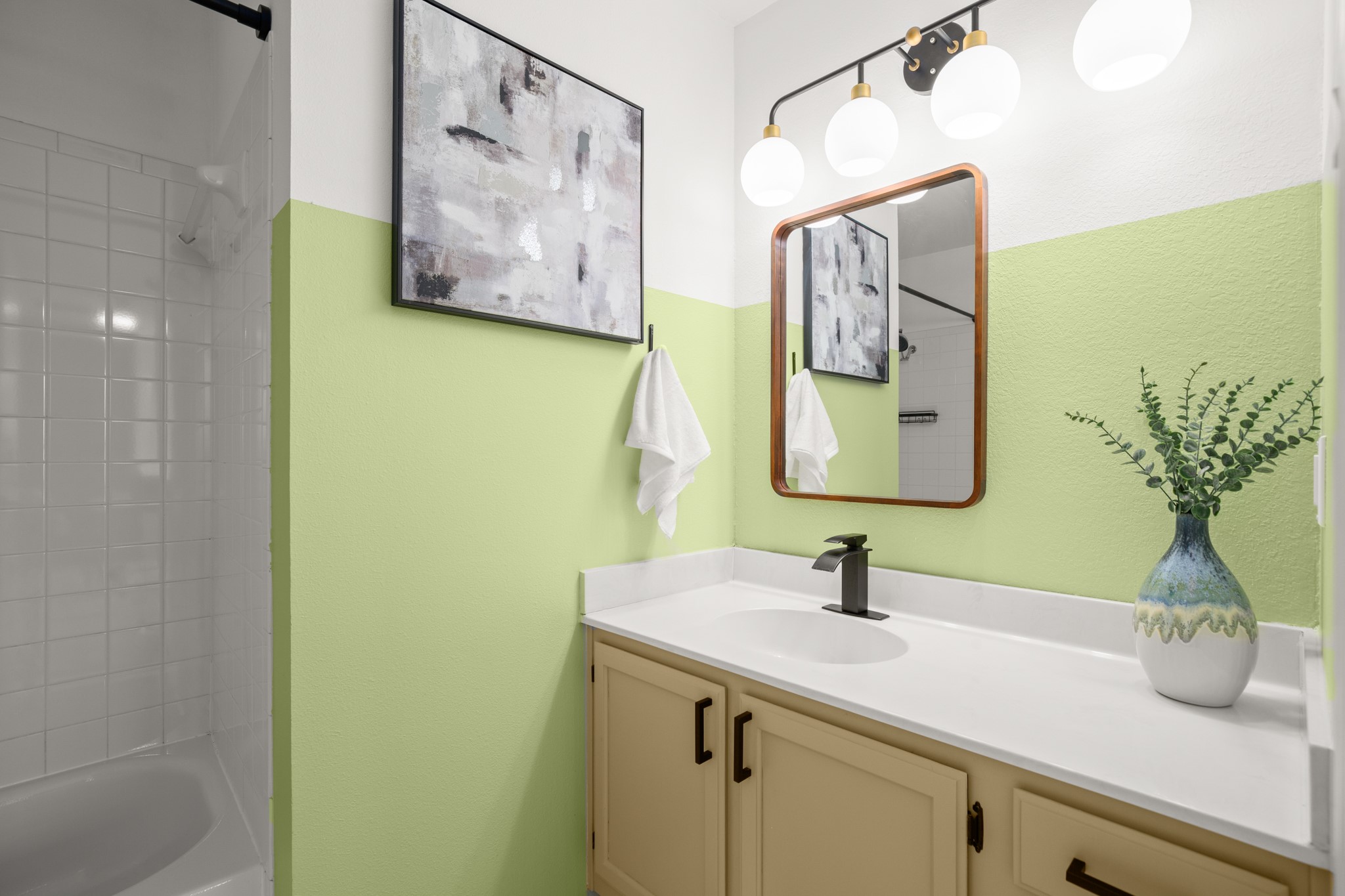 1302 Rambling Trail Cedar Park, TX 78613 - Photo 20 of 26 a bathroom with a sink and a mirror