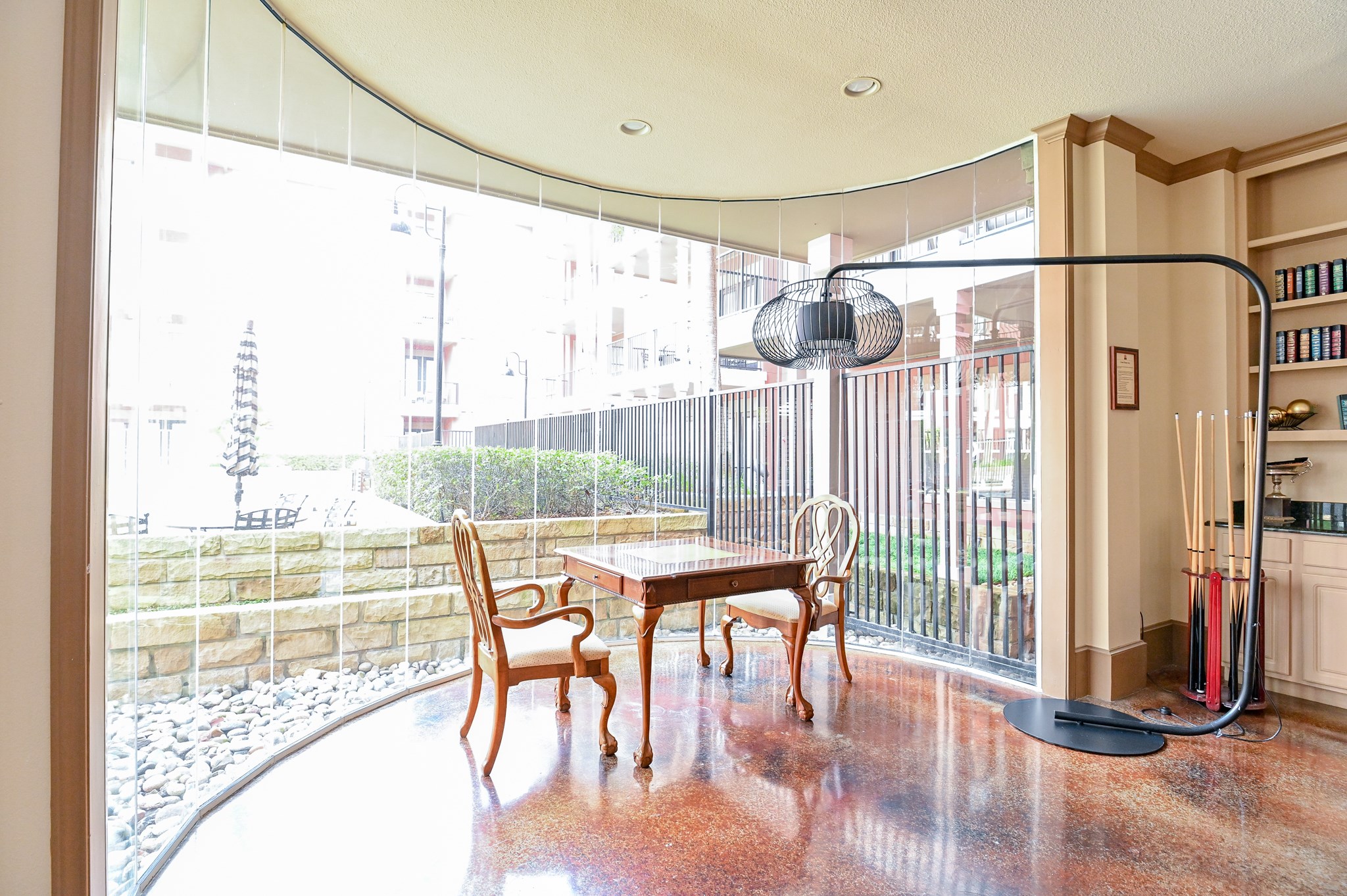 2400 McCue Road, Unit 443 Houston, TX 77056 - Photo 25 of 31 a view of a dining room with furniture window and outside view
