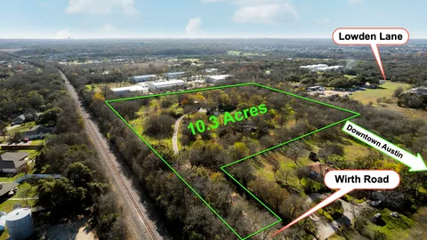 a view of a water with an entryway