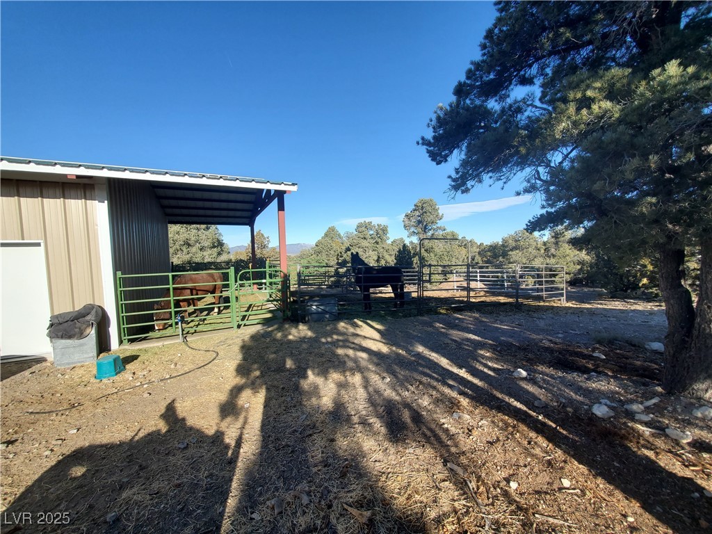 1281 Meadow Lane Pioche, NV 89043 - Photo 25 of 34 View of yard featuring an exterior structure and an outdoor structure